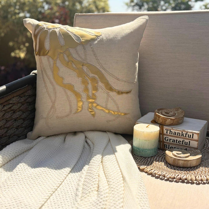 Seaweed Breeze Throw Pillow Cover