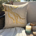 Gold Jellyfish / 12 x 12 inch