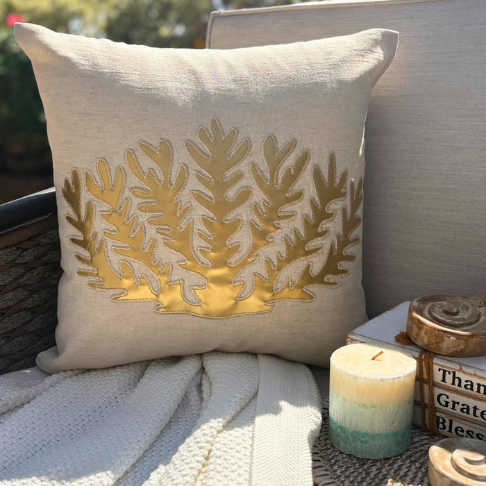Seaweed Breeze Throw Pillow Cover