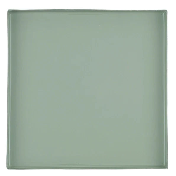 Nested Blue Enamel Blue Square Trays - Set of 3