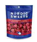 Nordic Sweets Strawberry Candy Coated Licorice, from Sweden