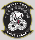 Officially Licensed MACS-4 ATC CO L White Snakes Stickers