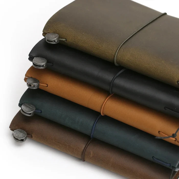 Olive Leather Travellers Notebook | Regular Size