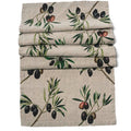 Olives | Linen Table Runner | 46x136cm
