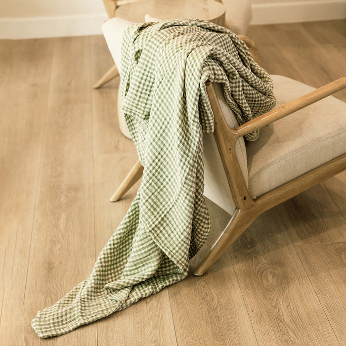 Oversized Breeze Throw - Gingham
