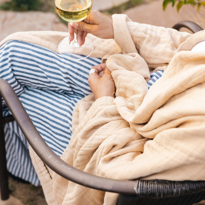 Oversized Breeze Throw - Limited Edition Sand