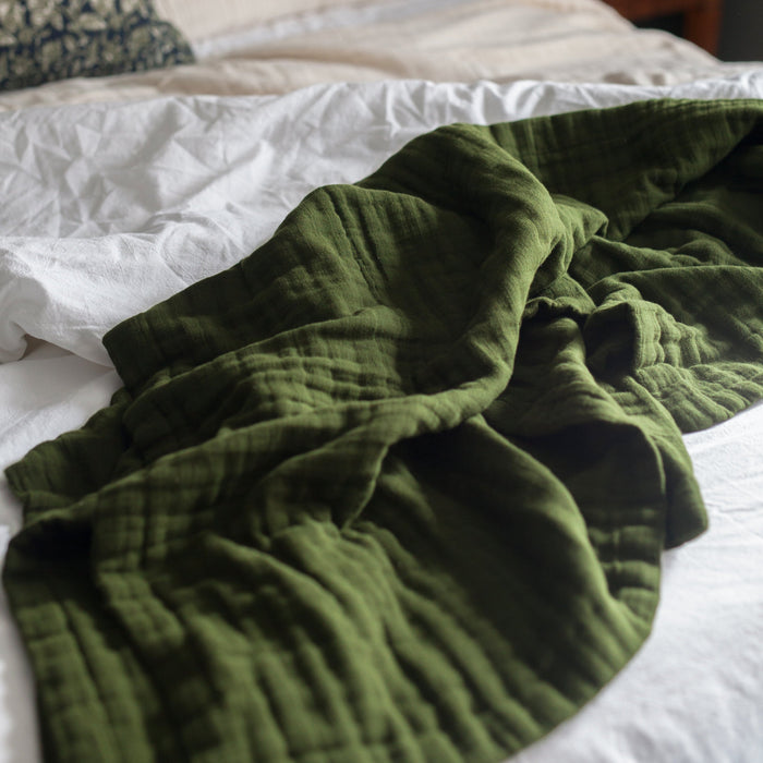 Oversized Breeze Throw - Sage, Grey, Moss