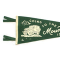 Going To The Mountains Is Going Home | Oxford Pennant | Flag Pennants | Wall Hangings | Camping Decor | Golden Rule Gallery | Excelsior, MN