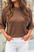 P1017T Knit Sweater Coffee