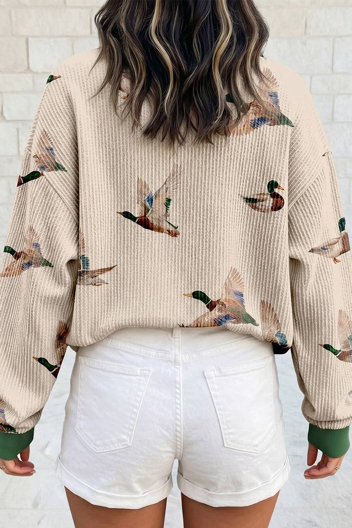 P1520 Pullover Top Beige