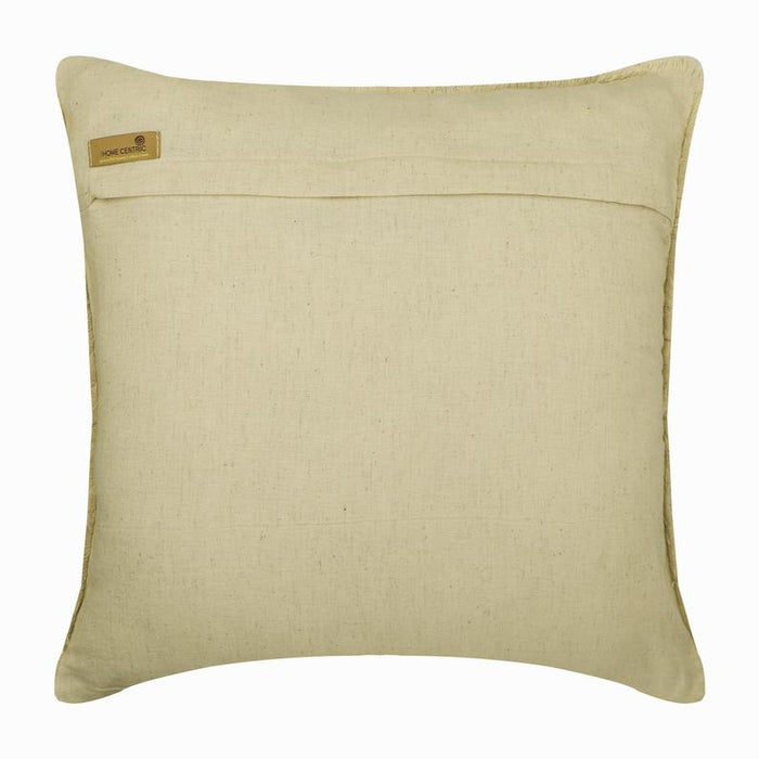 Painted Trellis Silver Foil on Jute Throw Pillow Cover
