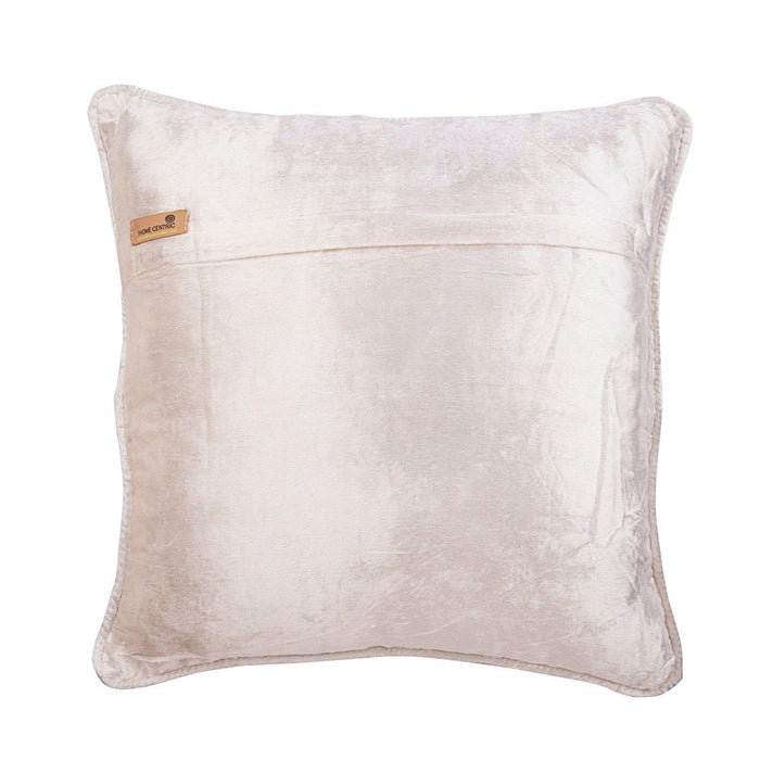 Paloma Gray Scrolls - Gray Burnout Velvet Decorative Euro Sham