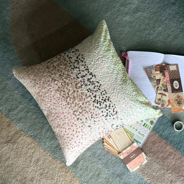 Pastel Ombre - Pastel Art Silk Throw Pillow Cover