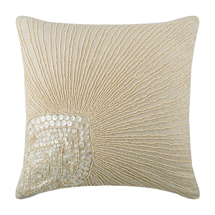 Peacock Pearls Pillow Cover