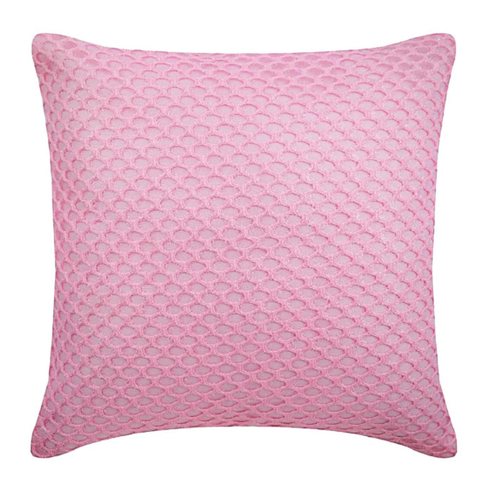 Pink Beehive - Pink Taffeta Decorative Euro Sham