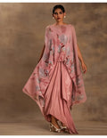 Pink Kaftan & Dhoti Set