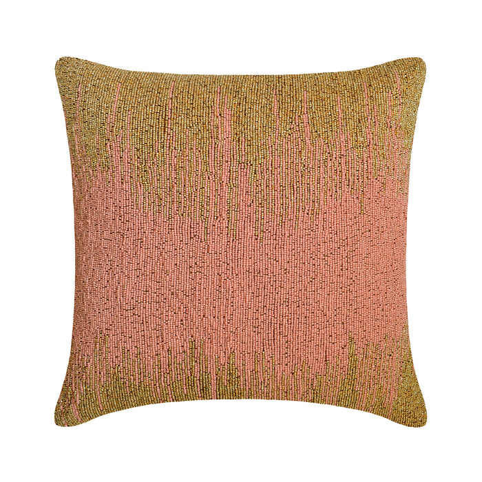 Pink Phenomena - Pink Art Silk Decorative Euro Sham