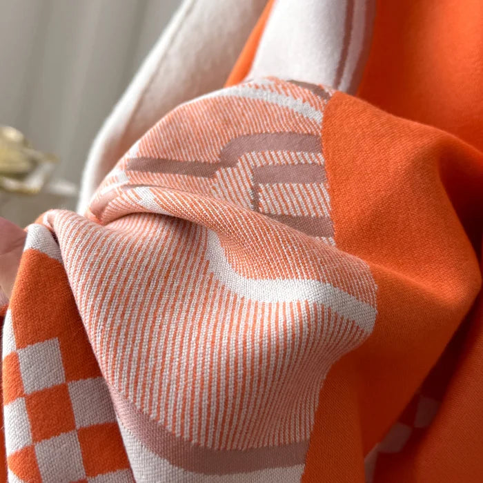 Piona Pashmina Scarf Orange