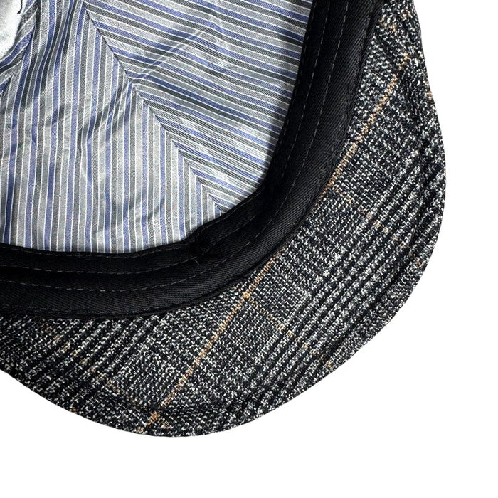 Plaid Ivy Cap | Black | Medium
