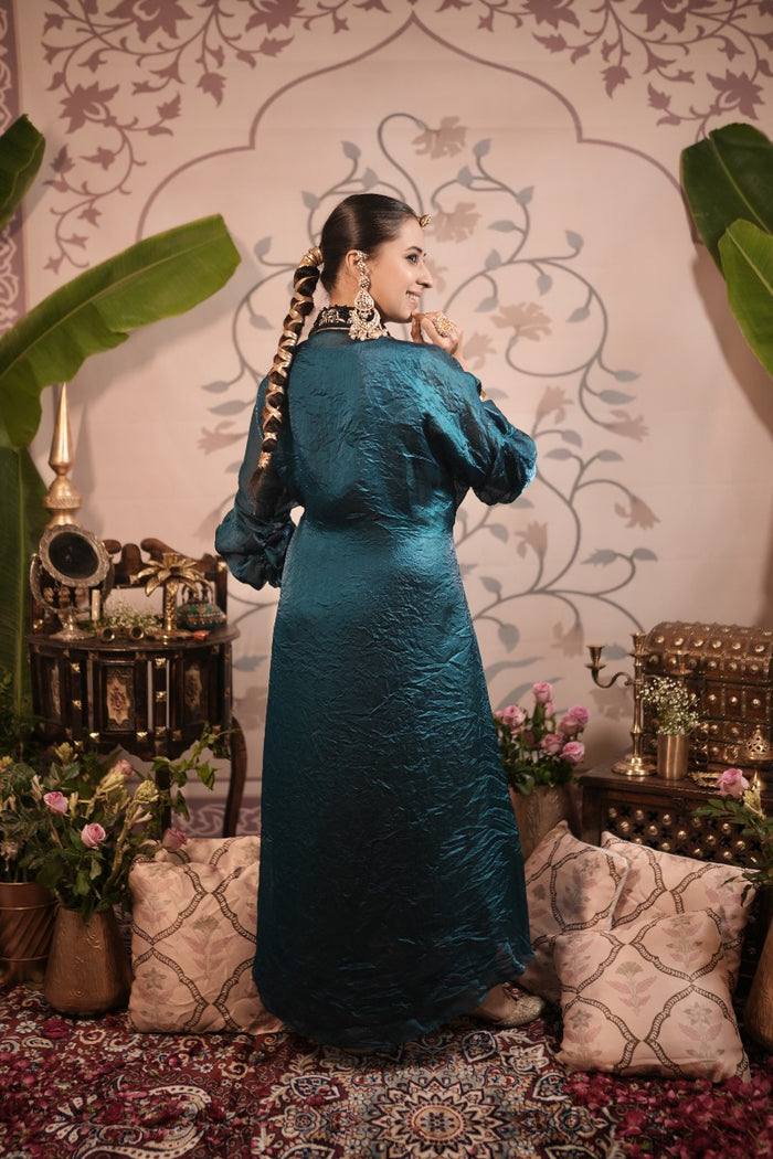 Blue gown online shopping