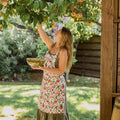 PRE-ORDER: Muslin Cotton Apron - Strawberry Fields