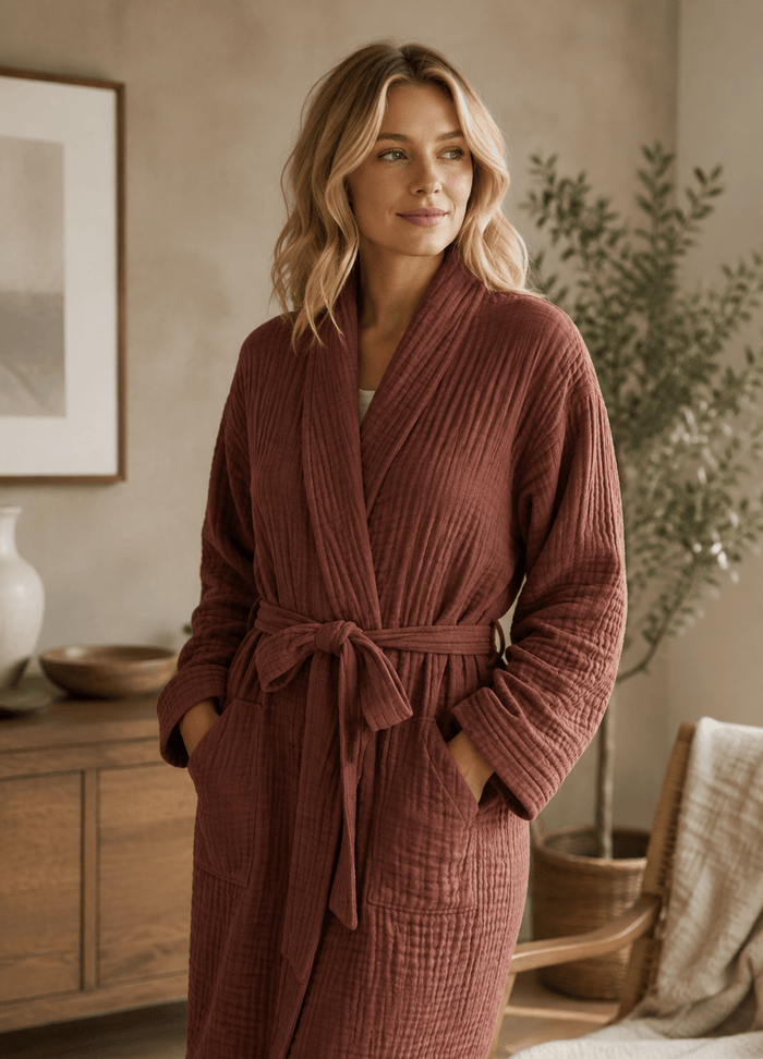 PRE-ORDER: The 365 Robe — Aged Mahogany