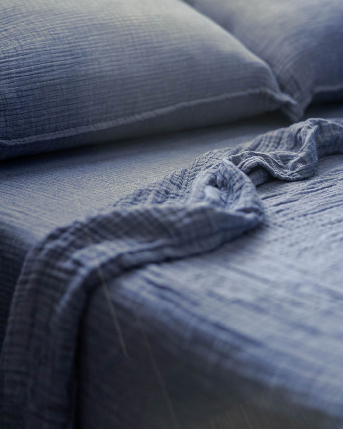 PRE-ORDER: Ultra Lightweight Blanket — Chambray