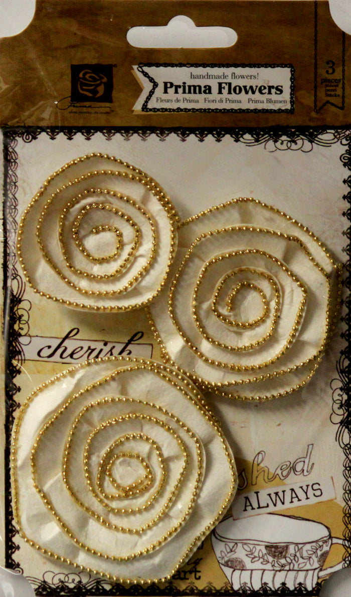 Prima Regency Alabaster Handmade Flowers - SCRAPBOOKFARE