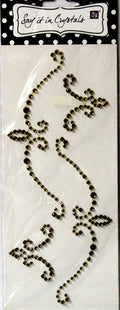 Prima Say It In Crystals Self-Adhesive Silver Rhinestones - SCRAPBOOKFARE
