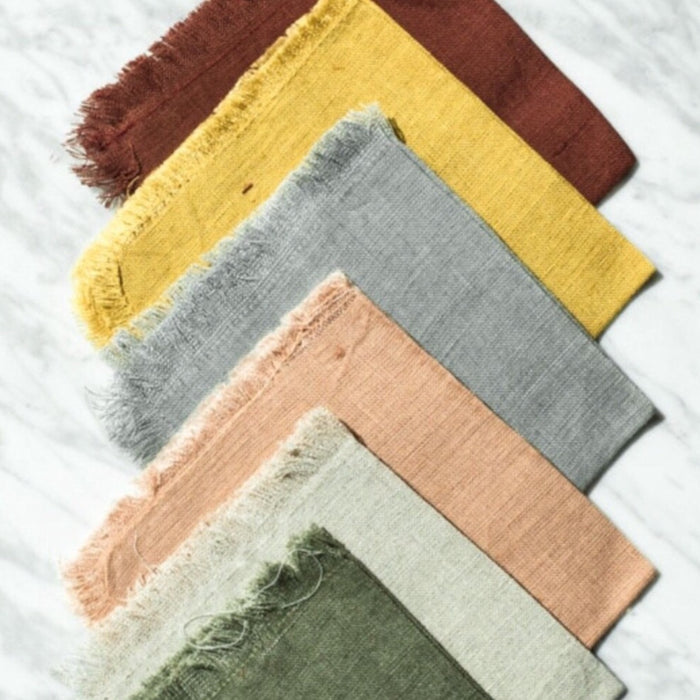 Assorted Linen Cocktail Napkins | Golden Rule Gallery