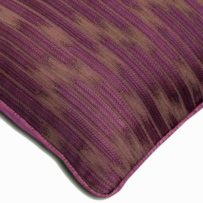 Purple Treat Striped Decorative Euro Sham