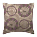Purple Wheels Decorative Euro Sham