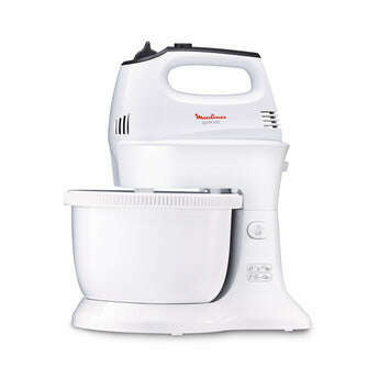 The German Outlet, Moulinex, QuickMix Hand Mixer with rotating Stand-Bowl