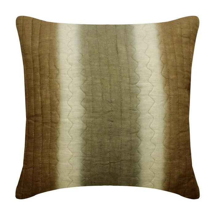 Quilted Ombre Striped Decorative Euro Sham