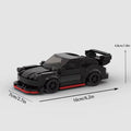 MOC Rally Racing Car Model, City Vehicle Building Set, Creative Garage Toys, Toy Assembly Vehicle Loved by Boys