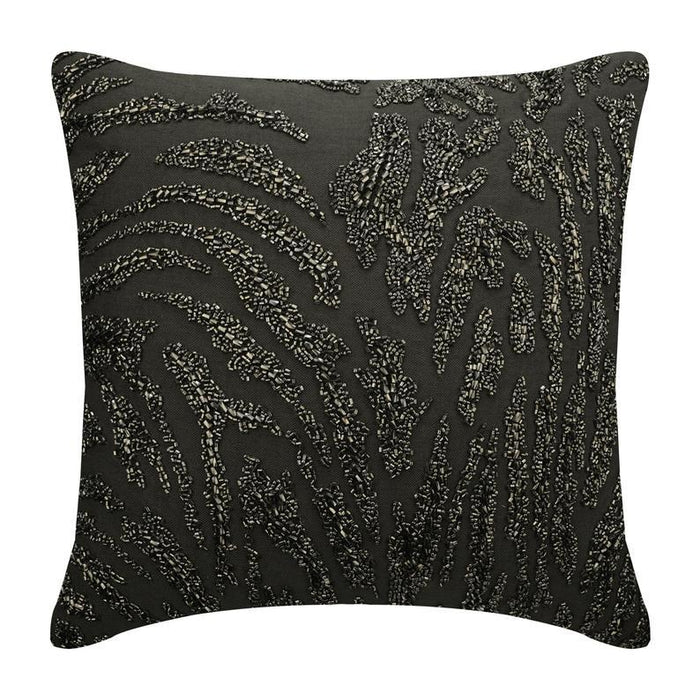 Raving Night Beaded Decorative Euro Sham