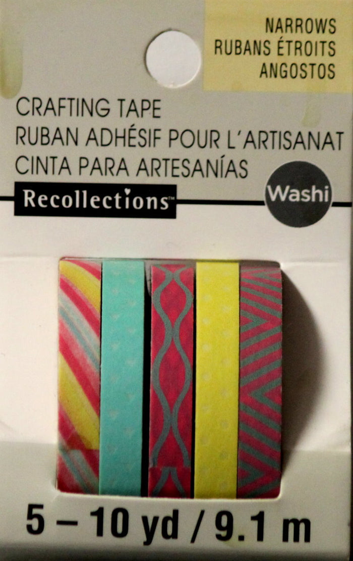Recollections Sherbet Narrows Designer Crafting Washi Tape - SCRAPBOOKFARE