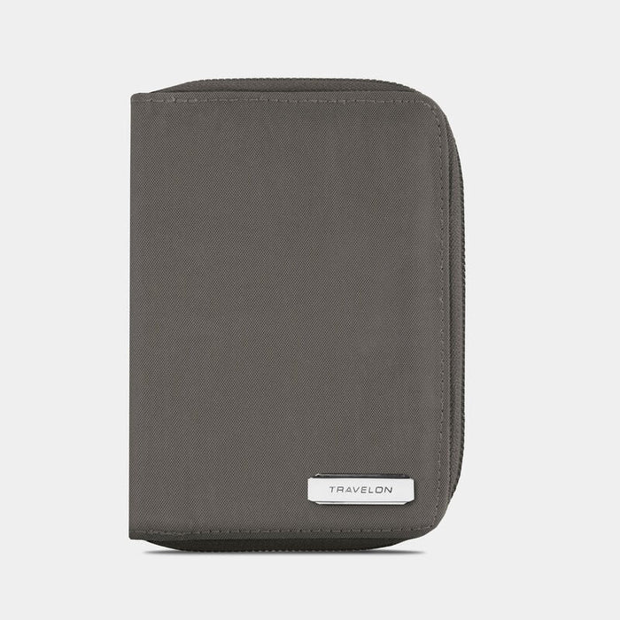 RFID Blocking Passport Zip Wallet - Smoke #43401-531