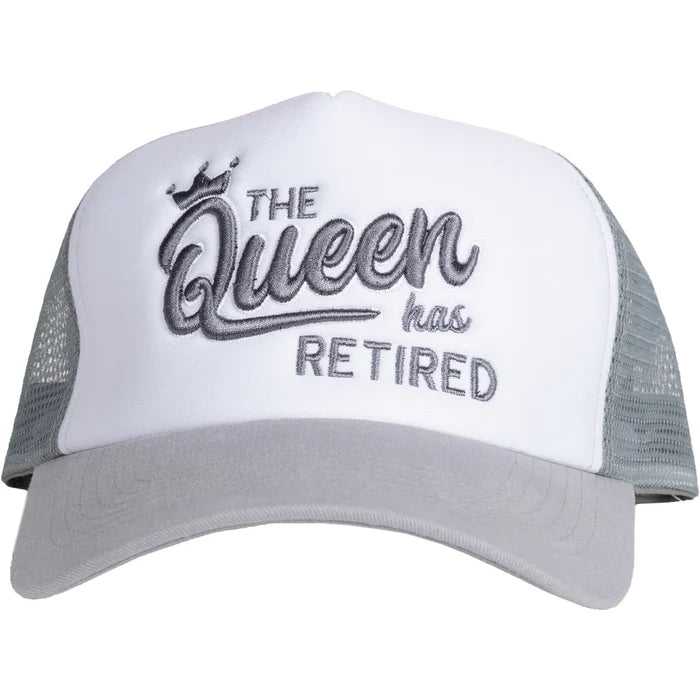 RL - Queen - Dark Gray Adjustable Trucker Hat #23616