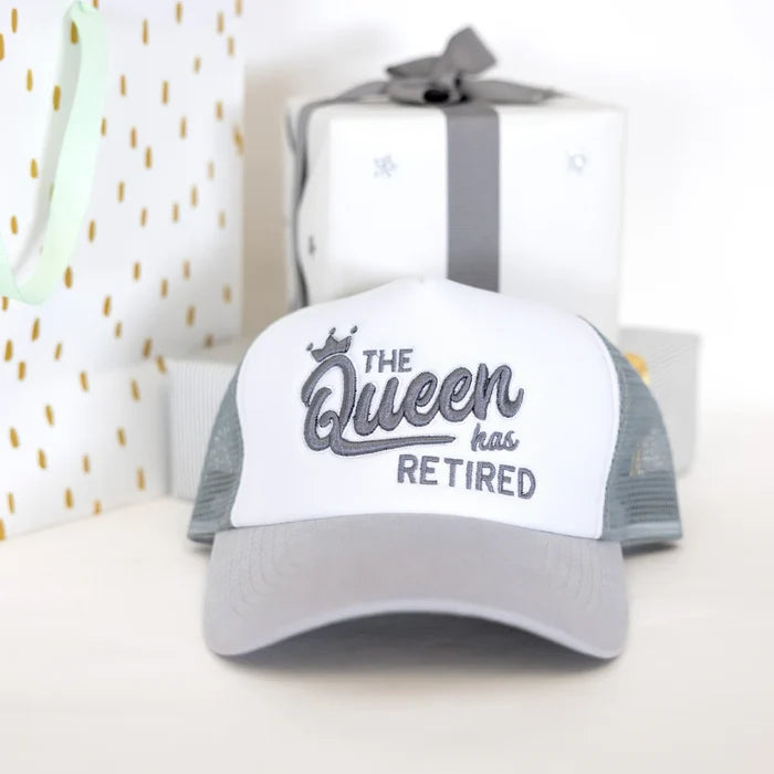 RL - Queen - Dark Gray Adjustable Trucker Hat #23616