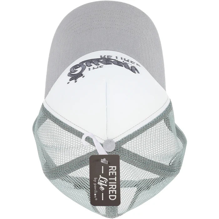 RL - Queen - Dark Gray Adjustable Trucker Hat #23616