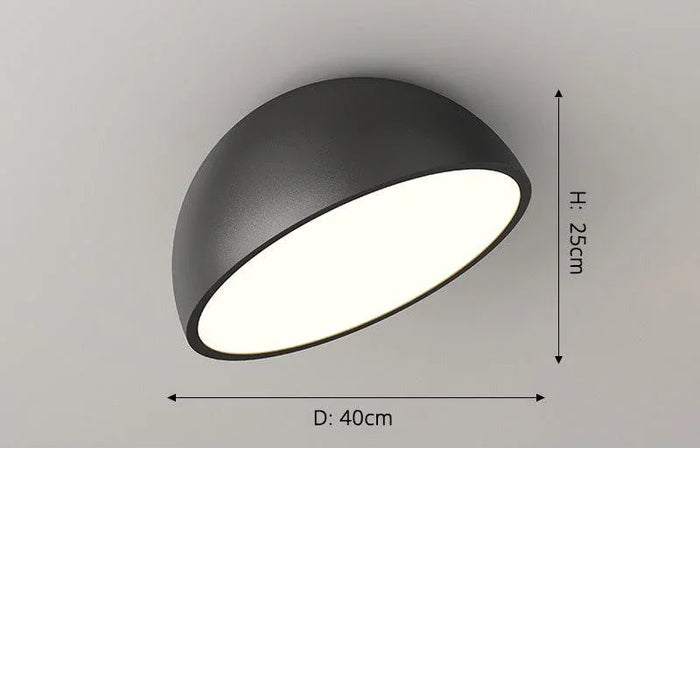 Black 40x25cm 42W / Warm White (No Remote)