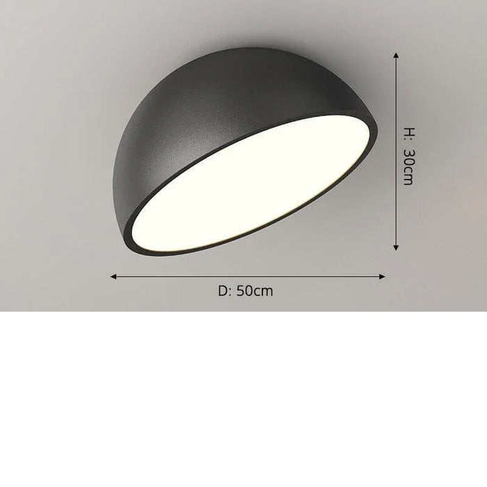 Black 50x30cm 62W / Warm White (No Remote)