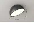 Black 20x13cm 12W / Warm White (No Remote)