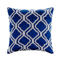 Royal Tartan - Royal Blue Art Silk Decorative Euro Sham