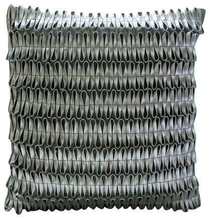 Rustic Rust - Copper Faux Leather Decorative Euro Sham