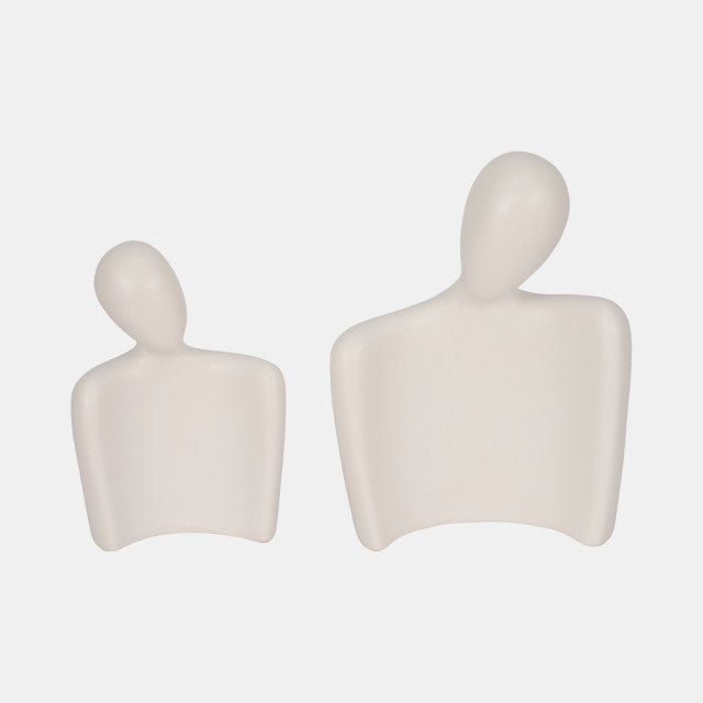 S/2 Textured Abstract Figures