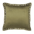 Sage Green Crystal Palace - Sage Green Velvet Decorative Euro Sham