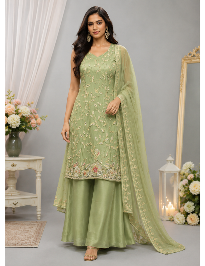 Sage Green Kurta Set