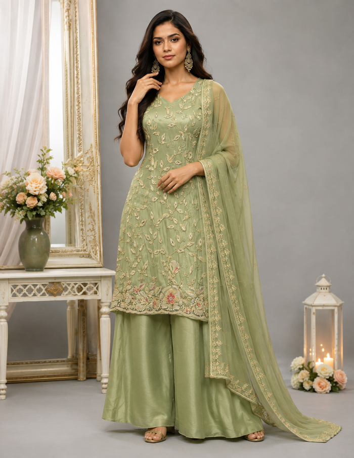 Sage Green Kurta Set